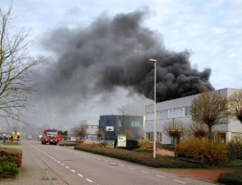 121126 grote brand, Voltweg, Hoogerheide