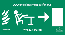 Banner ontruimen moet je oefenen